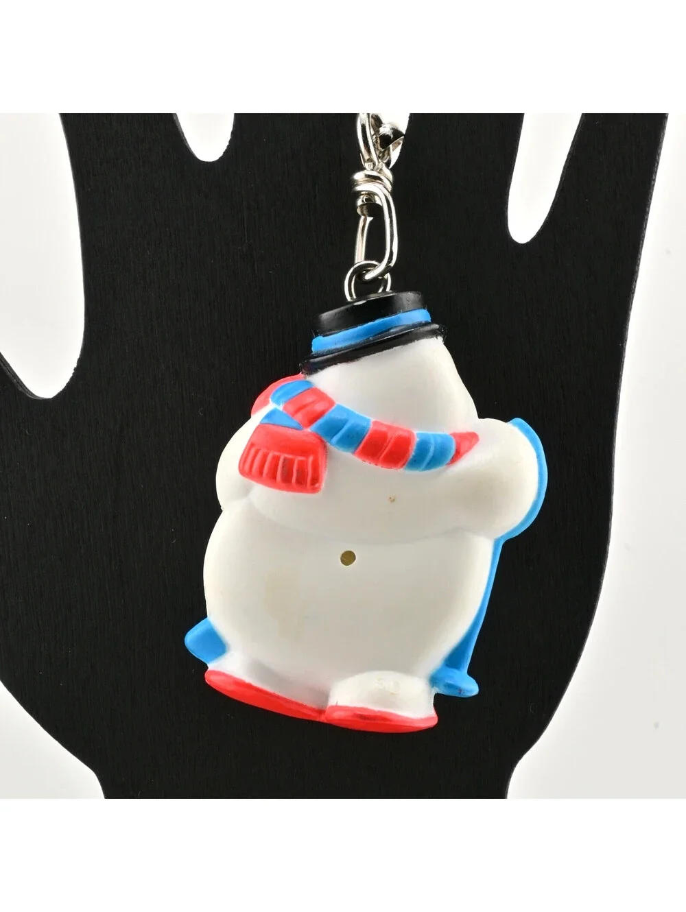 Avon KIDS Hit The Notes Snowman Zipper Pull Vintage 1993,